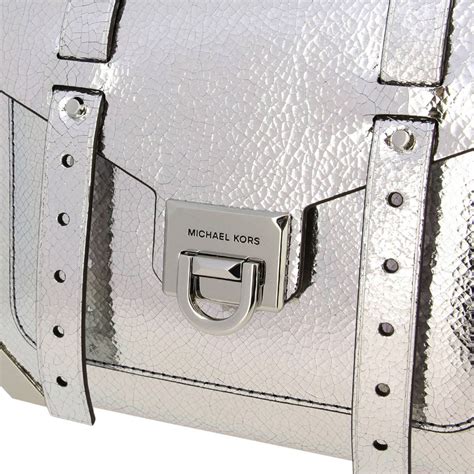 michael kors sac|michael kors manhattan silver bag.